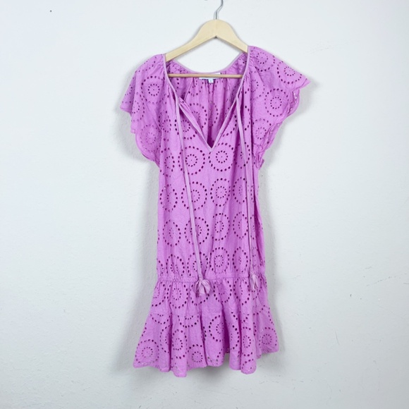 Cartolina Dresses & Skirts - Cartolina Nantucket Joy Eyelet Pastel Coverup Size Large